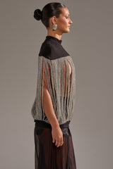 DRIPPING IN DIAMONDS BLOUSE