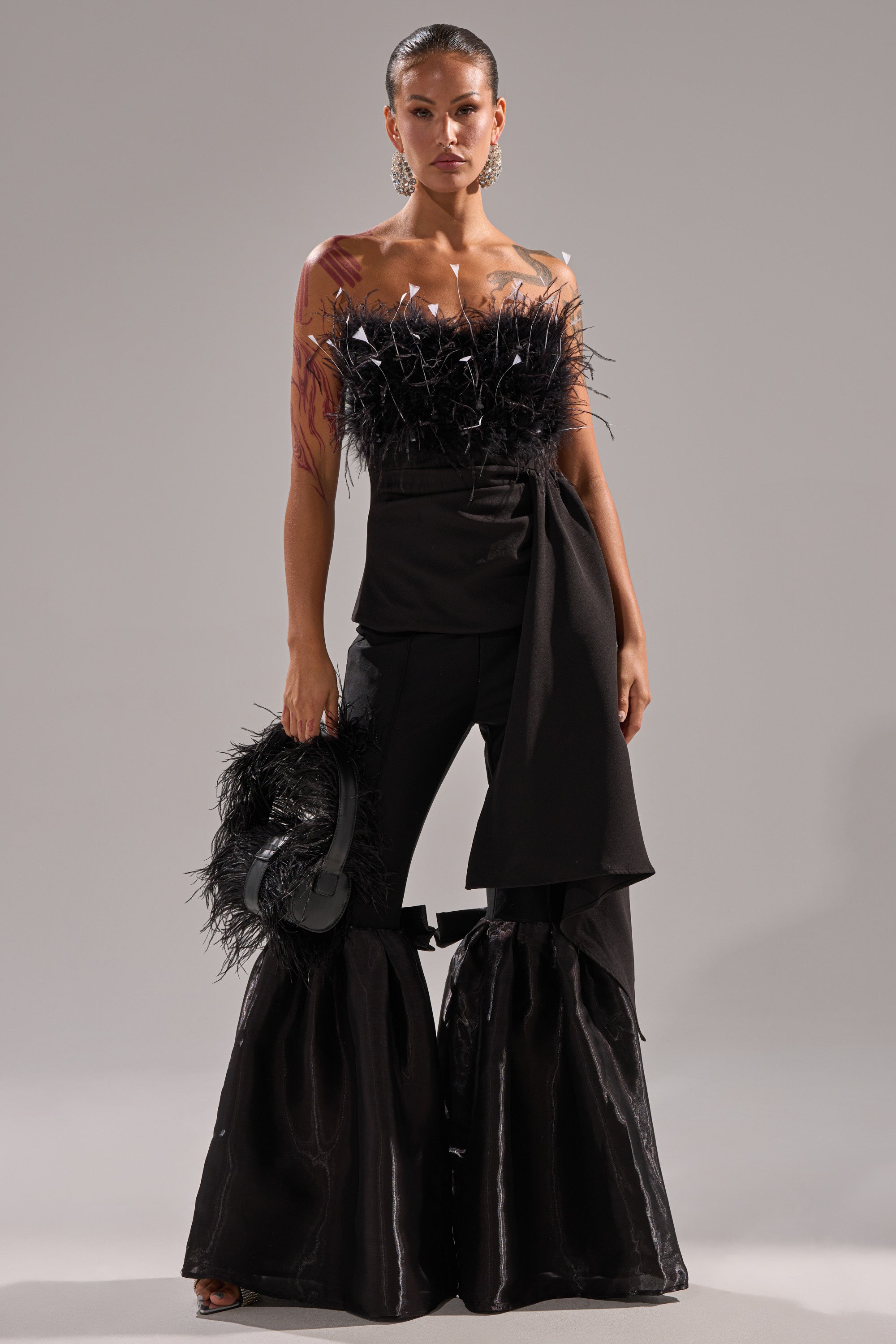 CLARA FEATHER CORSET