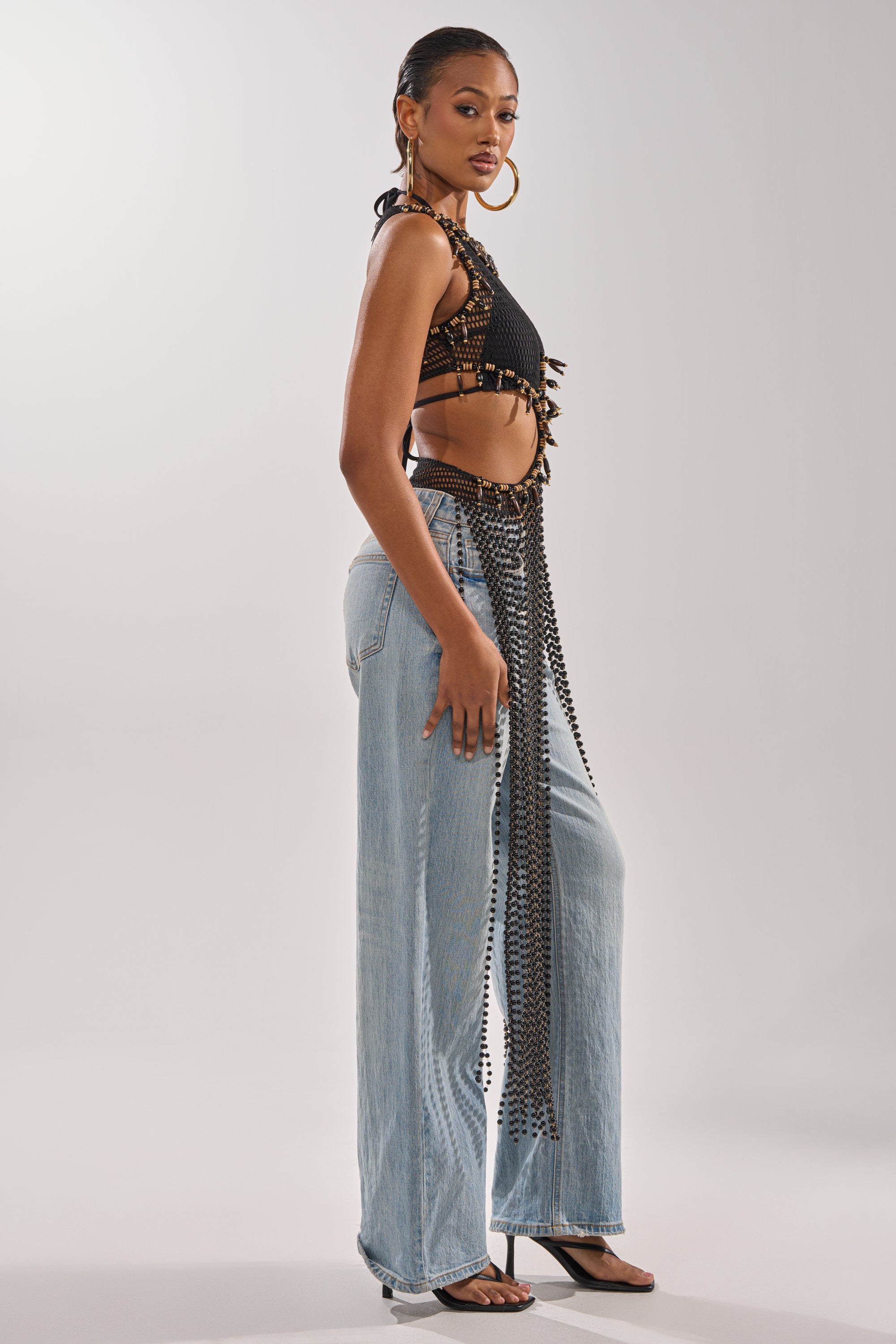 DRIP DRIP CROCHET BLOUSE