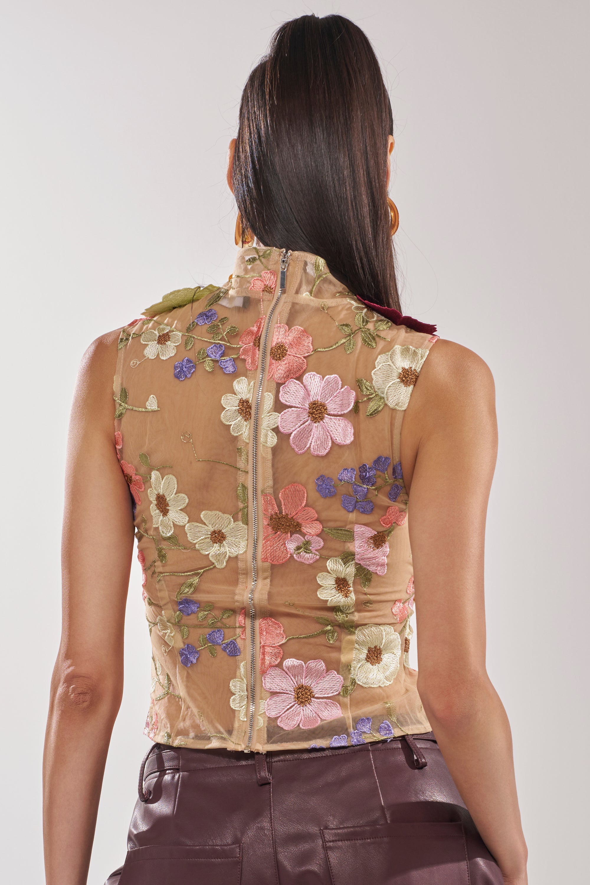 WHERE THIS FLOWER BLOOMS MESH TOP