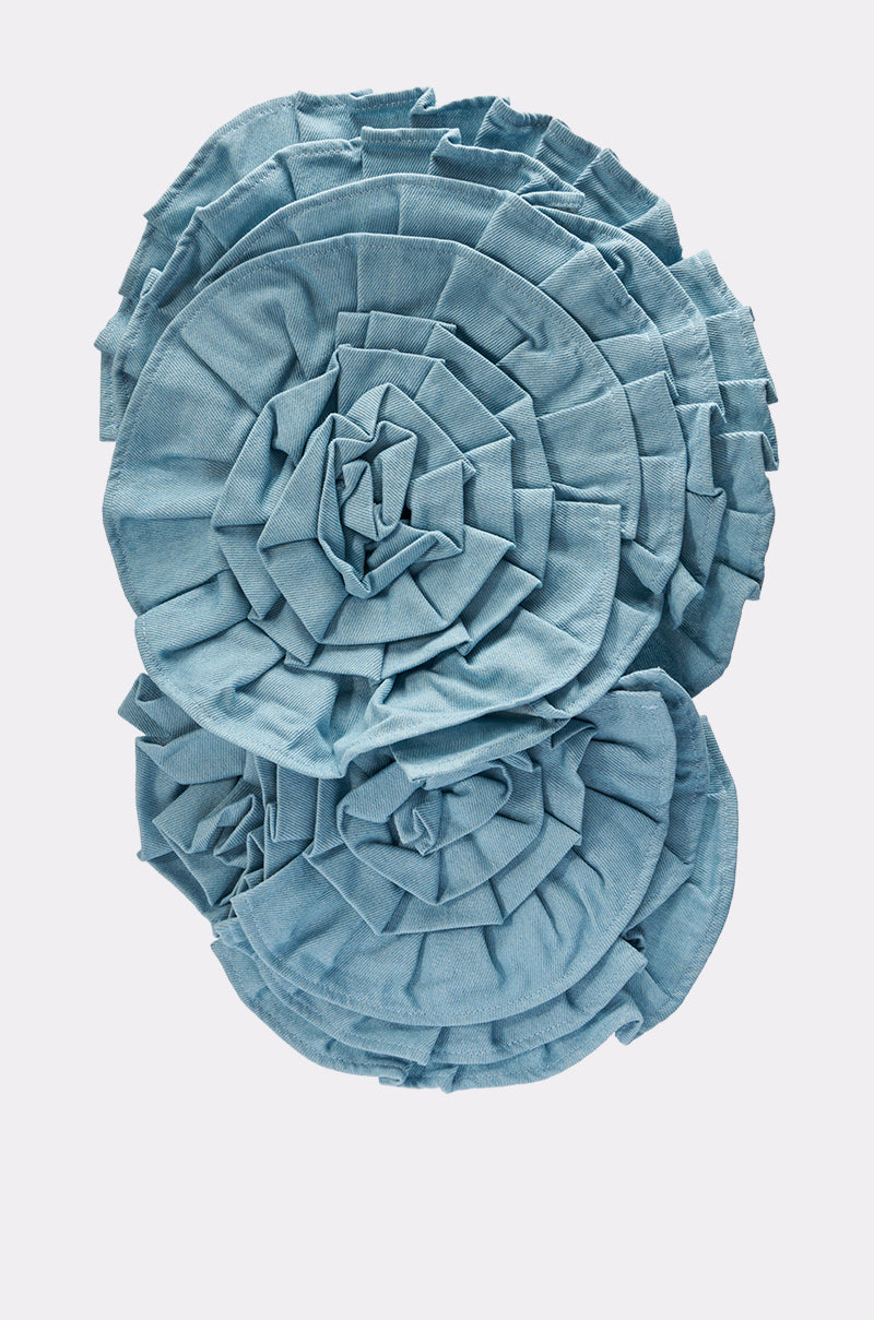 SO FINE DENIM BROOCH