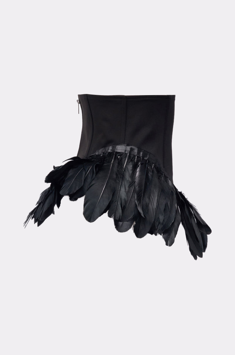 LIKE A SWAN FEATHER BELT