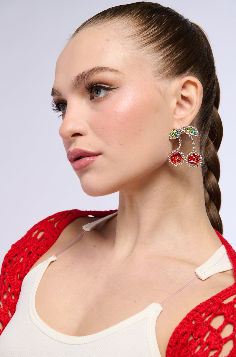 CHERRY ON TOP EARRINGS