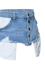 DENIM BABE BUTTON UP BELT