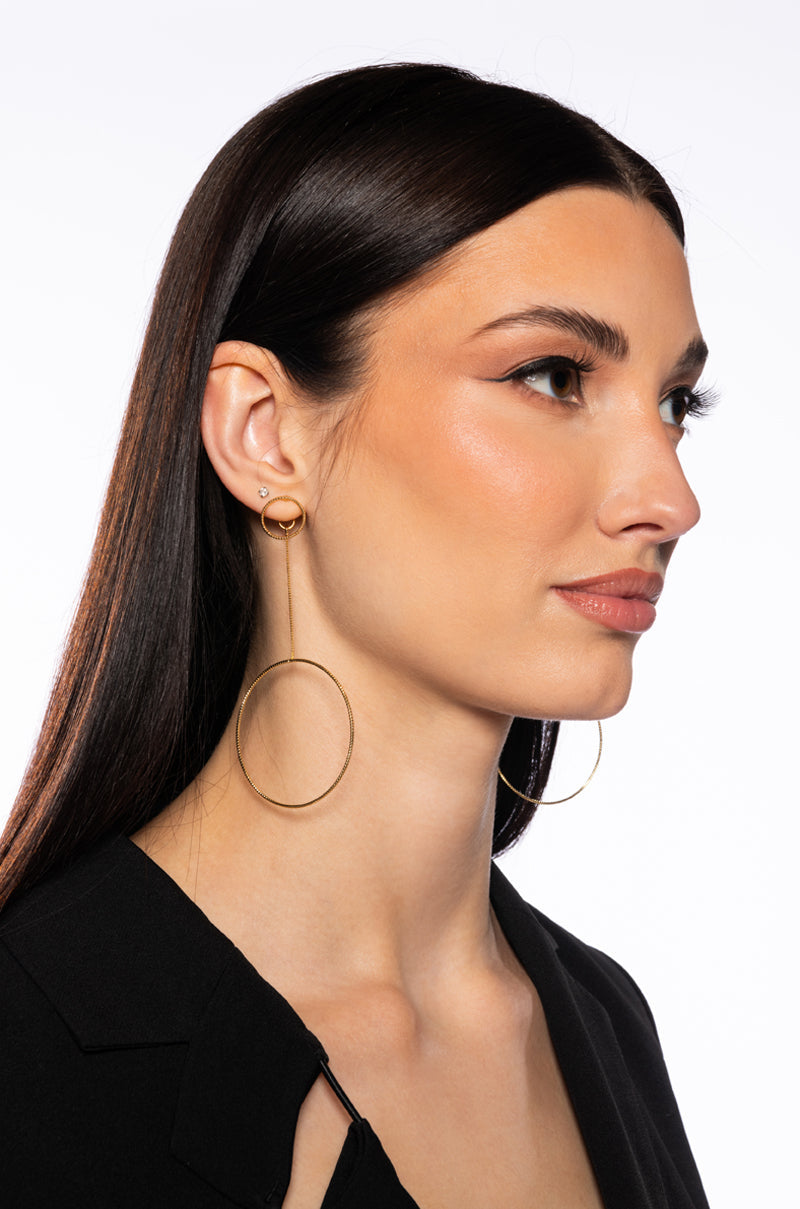 FULL CIRCLE MOMENT DANGLE EARRING