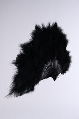 FIND LESS FEATHER FAN IN BLACK