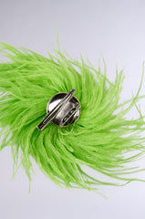 IN BLOOM FEATHER BROOCH