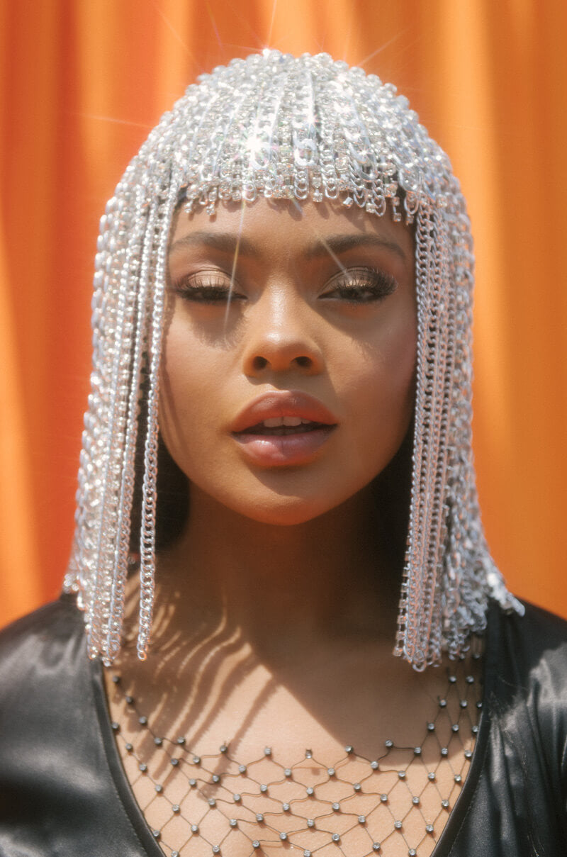 QUEEN OF FUCKING EVERYTHING RHINESTONE HEADDRESS
